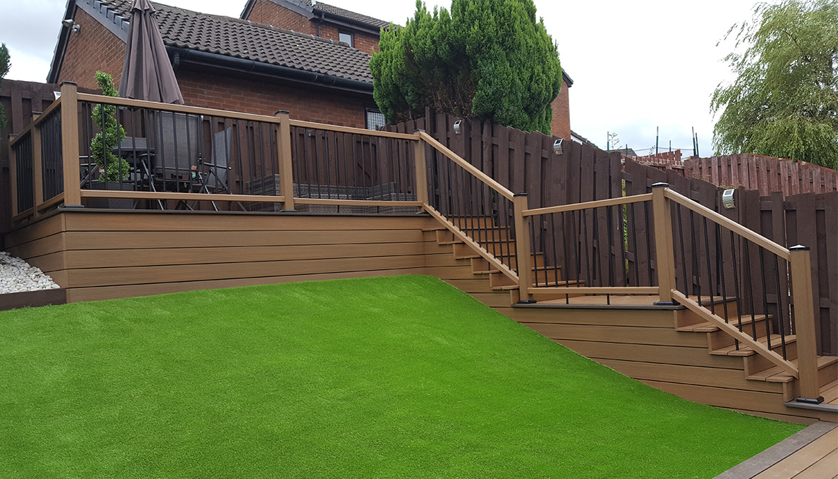 Composit Log Railing Composite Railing - NewTechWood