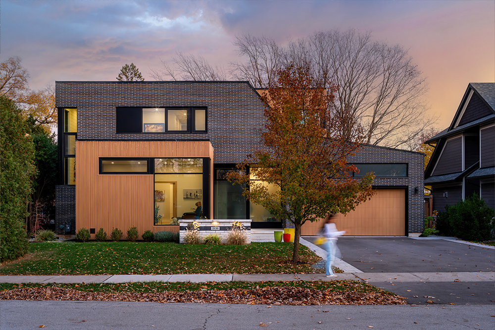 Noir Castellated Cladding